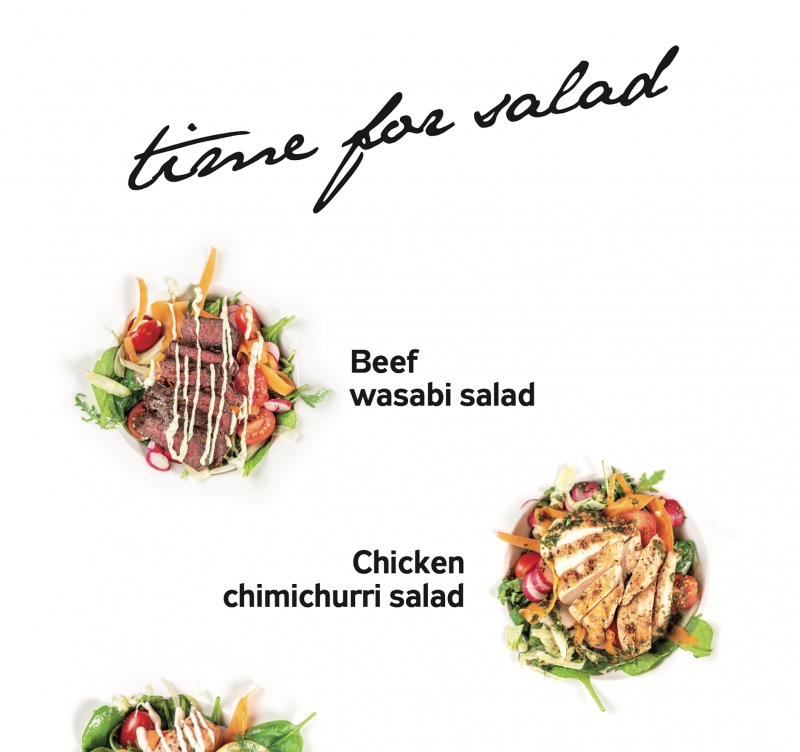 „ time for salad “